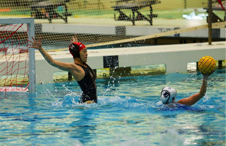 Waterpolo action shot