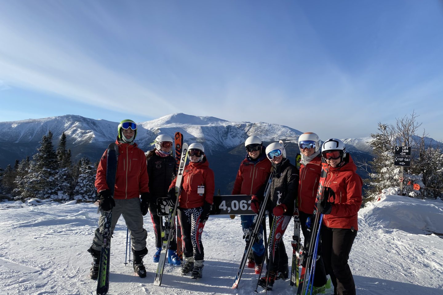 Team at top of Wildcat Mountain